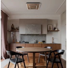 Globo 67345D - Lampada LED da soffitto WOODY LED/18W/230V 3000K 30x30 cm