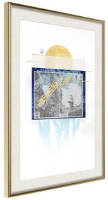 Poster  The Coldest Continent  Cornice Quadri Cornice d'oro con passe-partout, Larghezza x Altezza Home decor 30x45