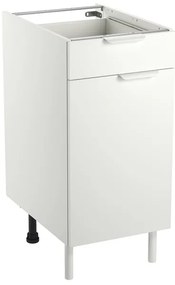Base Eleki B40 con cassetto bianco L 40 x H 87.1 x P 58 cm