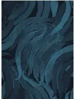 Coordonne Tapete Crop Fossils - Sapphire