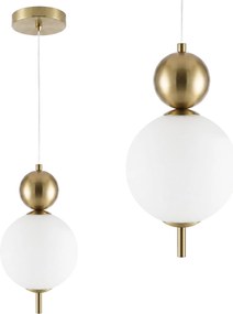 Lampada a sospensione a LED LHJ115-1CP oro spazzolato