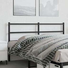 Testiera İn Metallo Nero 150 Cm /