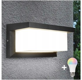 Applique da esterno dimmerabile LED RGBW NEELY 1xE27/9W/230V IP54 antracite