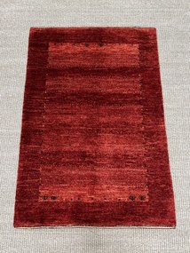 Loribaft Tappeto 60x90 Rosso (Iran) Annodato A Mano