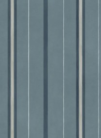 Coordonne Carta da parati Rolling Stripes - Sapphire