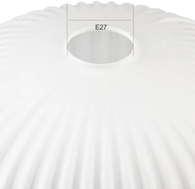 Vetro di ricambio per lampadario HARMA E27 17x30 cm bianco