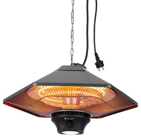 blumfeldt Heat Hexa, radiatore a infrarossi, 800/1200/2000W, alogeno, IP34, LED, bronzo