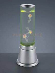 Jelly lampada tavolo led 6w · 1x 5lm, rgb cilindro con gioco d'acqu...