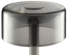 Brilliant - Lampada da tavolo LED a sfioramento dimmerabile ricaricabile RAZOR LED/2,5W/5V 2700K IP44 grigia