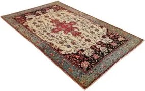 Antik Stilizzato Avorio Rosso 142x208 Cm
