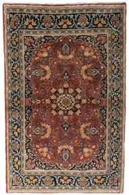 Hamedan Tappeto 180 x 120 Rosso (Iran) Annodato A Mano