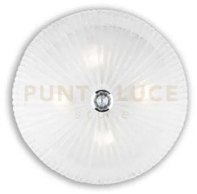 Lampada da soffitto shell pl4 trasparente