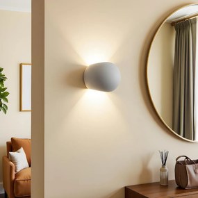 Applique da Parete GLOBE in Gesso Pitturabile G9