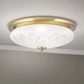 Orion DL 7-791/37 - Plafoniera PORTO 2xE27/40W/230V diametro 37 cm oro