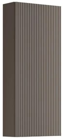 Pensile bagno Opera laccato opaco carbone, 1 anta apertura da sinistra P 17 x L 30 x H 80 cm