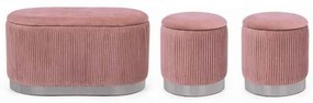 Set panca + 2 pouf contenitore MIRA