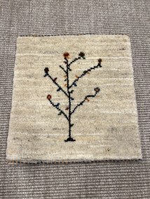 Gabbeh Tappeto persiano 40 x 40 Beige (Iran) Annodato A Mano