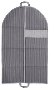 Custodia per Vestiti Versa Righe Grigio 100 x 60 cm