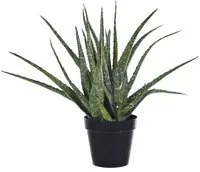 Pianta Artificiale Hawortia Aloe con Vaso H 355 cm