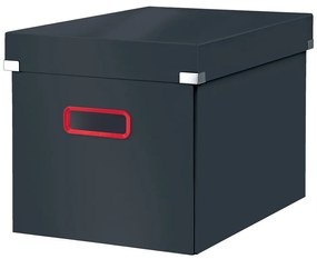 Scatola di cartone grigio con coperchio 32x36x31 cm Click&Store - Leitz