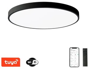 Brilagi - Lampada LED dimmerabile POOL SMART LED/128W/230V Ø 100 cm Wi-Fi Tuya nera + telecomando