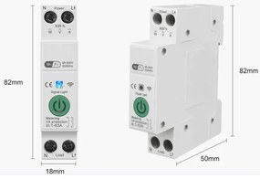 Immax NEO 07574L - Interruttore Smart Monofase 1-63A Wi-Fi Tuya