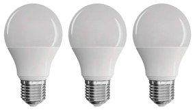 Lampadine LED calde in set di 3 pezzi E27, 8,5 W - EMOS