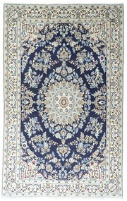 Nain Tappeto persiano 200 x 130 Blu (Iran) Annodato A Mano