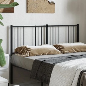 Testiera İn Metallo Nero 135 Cm /