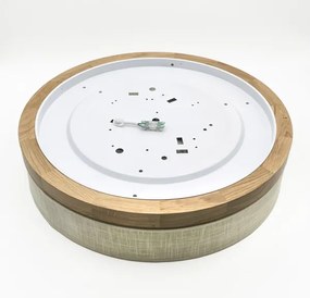 Brilagi - Plafoniera LED BELLADONNA LED/36W/230V Ø 50 cm crema/rovere