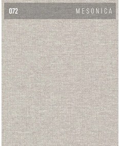 Letto matrimoniale imbottito beige con contenitore con griglia 160x200 cm Bufo - MESONICA