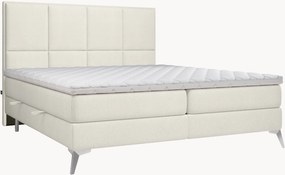 Letto boxspring con contenitore fatto a mano Cube, H3 cm