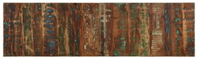 Testiera Multicolore 180 Cm İn Legno Massello Recupero /