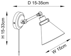 Endon 93853 -Applique da bagno FARADAY 1xG9/3W/230V IP44 cromo lucido