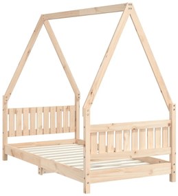 Giroletto per bambini 80x160 cm in legno massello di pino