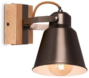 Briloner 2406-014 - Faretto da parete RETRO 1xE27/40W/230V marrone