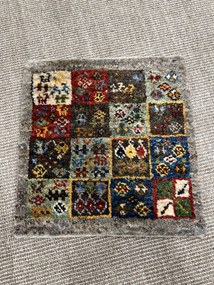 Gabbeh Tappeto persiano 40 x 40 (Iran) Annodato A Mano