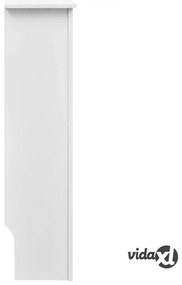 vidaXL Armadietto Copritermosifone in MDF Bianco 152 cm