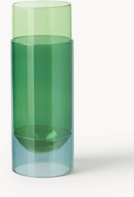 Vaso in vetro soffiato Bouquet Tube, alt. 27 cm