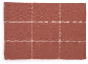 Kave Home - Set Micaela di 2 tovagliette individuali color terracotta 100% PET
