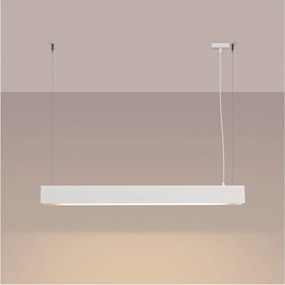 Lampadario LED bianco in metallo Nebula – Sollux