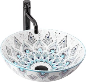 Lavabo da appoggio Rea Mandala