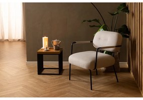 Tavolino con piano effetto rovere 40x40 cm Strington – Actona