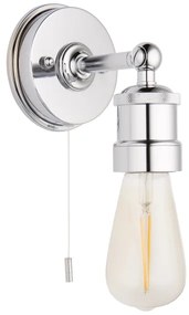 Endon 95505 -Applique da bagno MILLER 1xE27/6W/230V IP44 cromo lucido