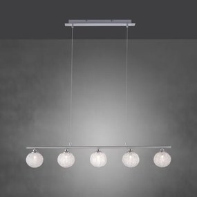 Paul Neuhaus 2790-55 - Lampadario su corda WOMBLE 5xG9/28W/230V