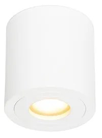 Faretto bagno moderno bianco rotondo IP44 - CAPA