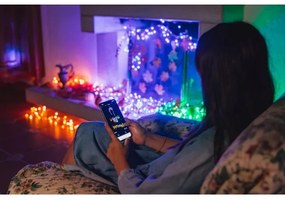 Twinkly TWS250STP-BEU - Catena LED RGB natalizia da esterno 250xLED 23,5m IP44 Wi-Fi