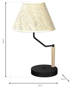 Lampada da tavolo ETNA 1xE27/60W/230V