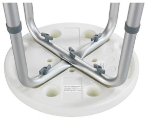 Sgabello per bagno/doccia, 45 x 45 cm Secura - Wenko