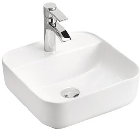 COMAD UM-6288 MAGIC 40 DP - Lavabo da appoggio MAGIC 40x40 cm bianco lucido